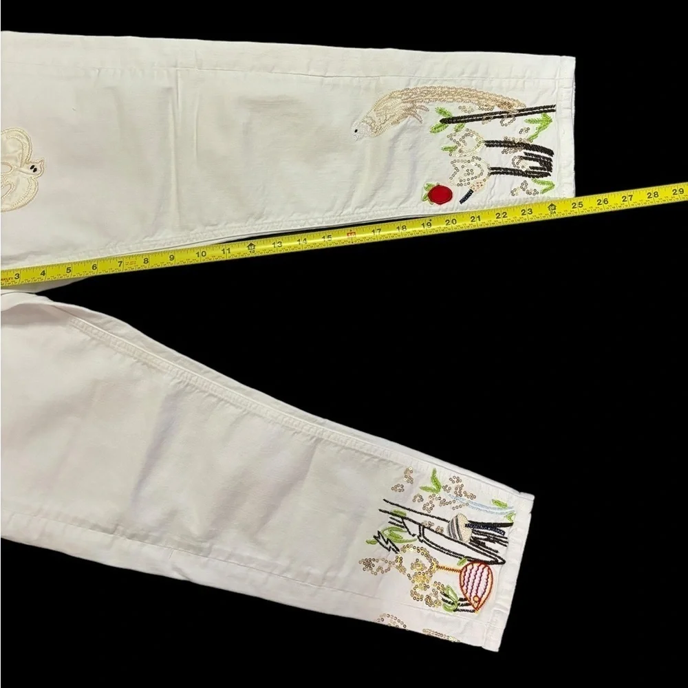 Zara woman Denim Embroidered High Waist New
Boyfriend Cut Jeans Size: US… - Picture 10 of 12